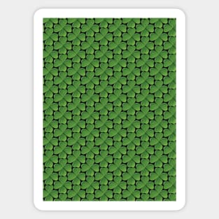 Four Leaf Cover Pattern Sticker